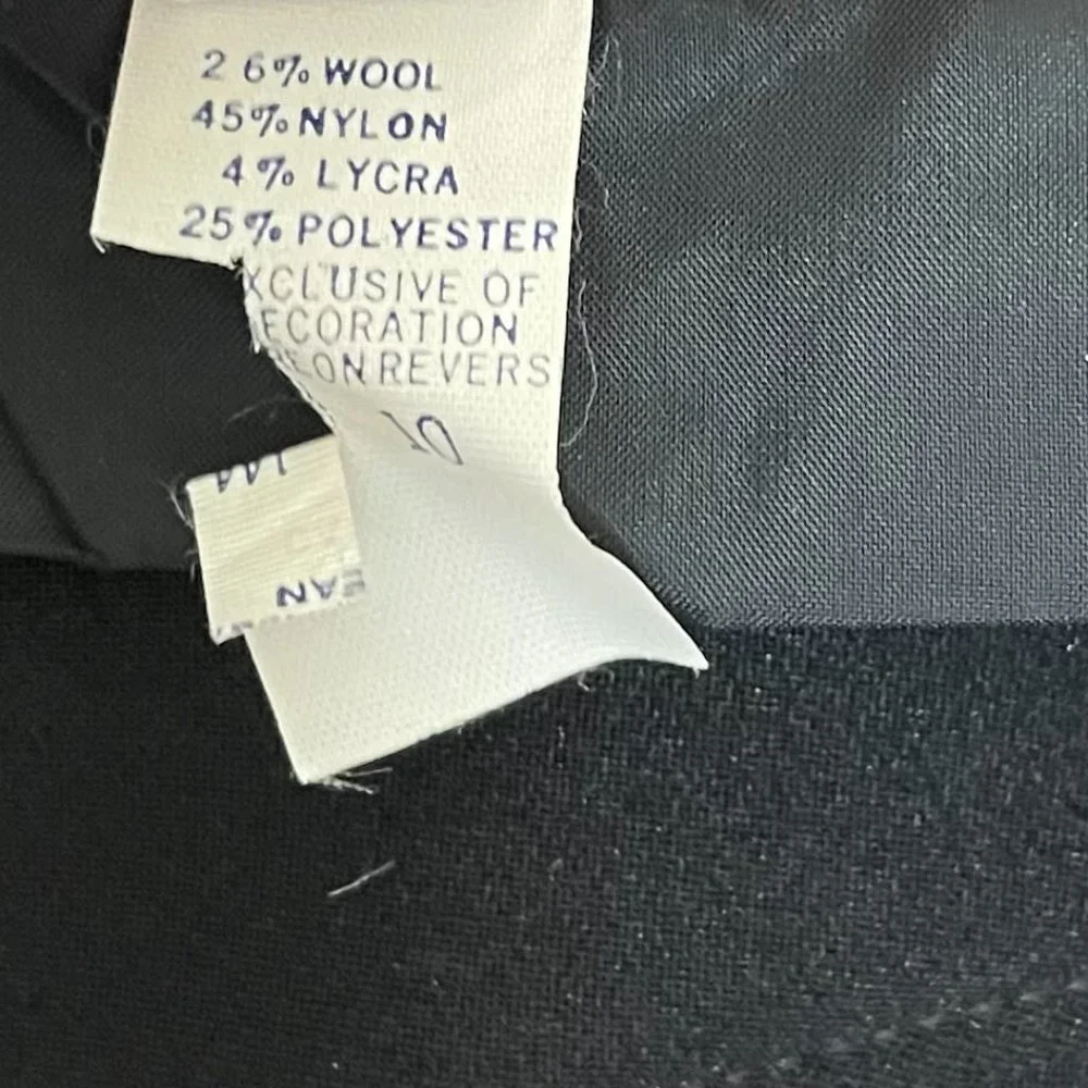 Schoeller of Switzerland VINTAGE Wool Blend Black Stirrup Ski Snowboard Pants - Picture 8 of 10